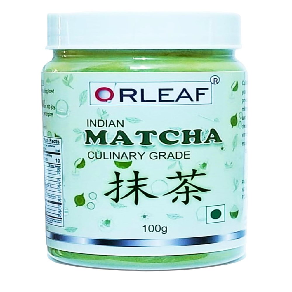 Orleaf Matcha Green Tea Powder For Cooking, Tea, Baking, Latte, Smoothie, Hot & Iced Drinks - Antioxidant-Rich, Helps Support Digestive Health pack of 2(2)
