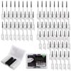 YEERSUO 280PCS Soft interdental Brushes, Dental Toothpicks Brush Between Teeth, Toothpick Floss Picks Brush Disposable for Cleaning, Toothbrush Clean Tool, Black Colors view 1