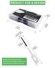 YEERSUO 280PCS Soft interdental Brushes, Dental Toothpicks Brush Between Teeth, Toothpick Floss Picks Brush Disposable for Cleaning, Toothbrush Clean Tool, Black Colors view 2