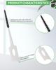 YEERSUO 280PCS Soft interdental Brushes, Dental Toothpicks Brush Between Teeth, Toothpick Floss Picks Brush Disposable for Cleaning, Toothbrush Clean Tool, Black Colors view 3
