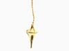 The Spiritual Living Pure Brass Cone Dowsing Pendulum II Space Ship Design Pendulum II Divination Pendulum II Meditation Pendulum II Healing Chakra view 3