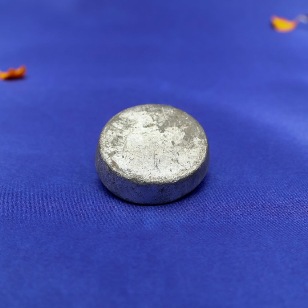 Shri Anand Lead Ranga Round Heavy Coins for Lal kitab red Book and Astrological Remedies & Floating in Water (100gm | Pack 04)