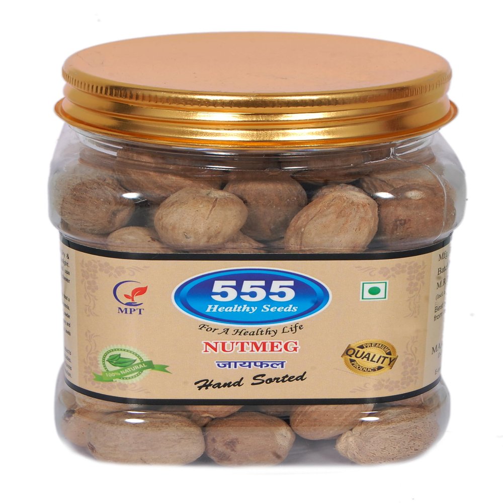 555 Nutmeg whole 300 Gram - Jaiphal Jathikka sabut | Organically Grown | 100% Pure & Natural)