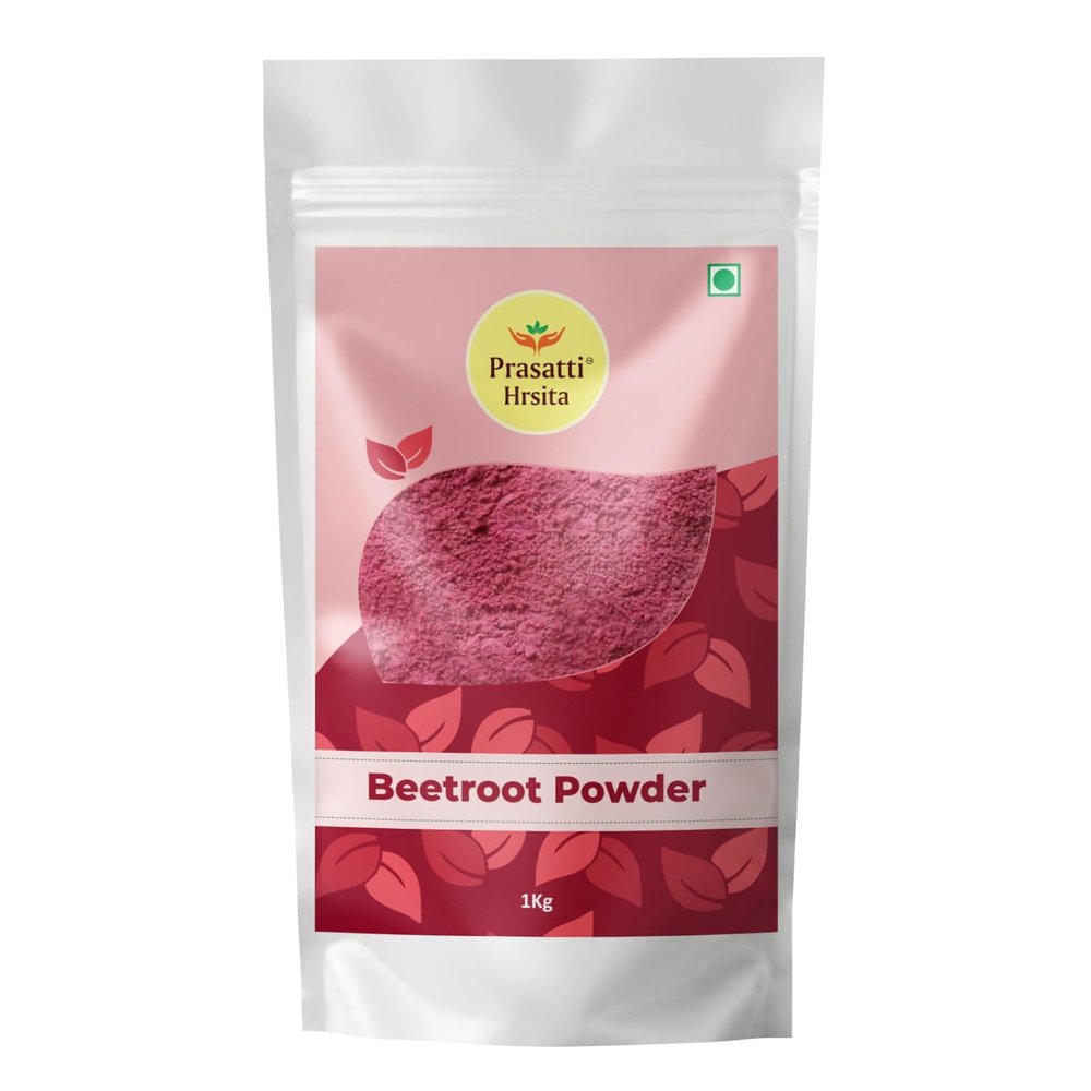 Prasatti Hrsita_Orgainc Beetroot Powder, Rich Nutrient, Digestive Support - 1 kg