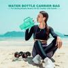 BULKITEM 40oz Water Bottle Carrier Bag with Phone Pocket for Green Stanley 40 oz Tumbler with Handle, Green Insulated Neoprene Cup Holder Pouch Strap for Valentines Stanley Cup Accessories view 2
