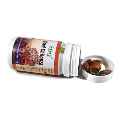 SANSU Gond Chilgoza 100% Natural And Pure, Chilgoja, Oringinal Gond Chilgoza And Dried Gum 50g