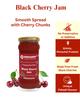 BURAANSH Jam - Perfect Spread for Bread, Pancakes, Waffles - 220g Black Cherry Jam | 100% Natural Fruit Preserve - No Added Sugar & Artificial Color - Pack of 1, Jam Bottle (220g Pack of 2) view 3