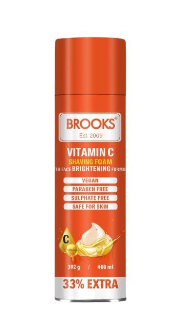 Brooks Shaving Foam Vitamin C 400Ml