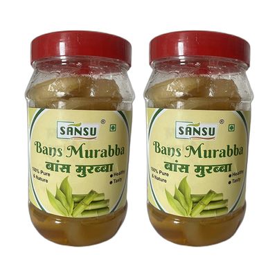 SANSU Bamboo Murabba For Height Growth Bans ka Murabba, 500g (Pack of 2)