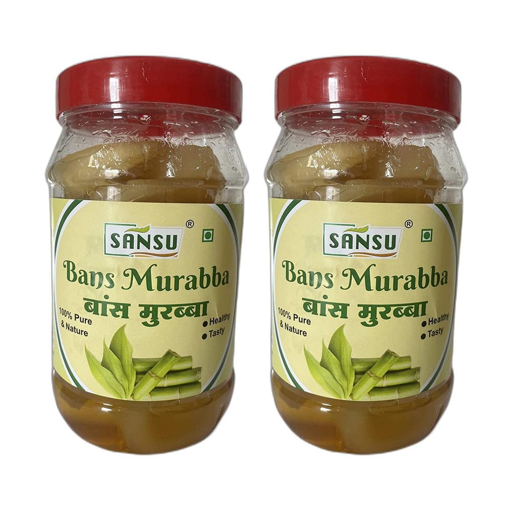 SANSU Bamboo Murabba For Height Growth Bans ka Murabba, 500g (Pack of 2)