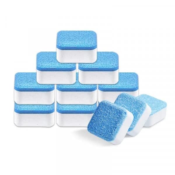 Eco-Friendly Washing Machine Cloth cleaner Tablets - For Powerful Laundry Solution, 20 Tablets