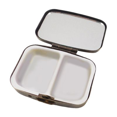 BNF Pocket or Purse Pill Box with Mirror Mini Pill Case for Fish Oils Supplement|Health & Beauty | Health Care | Pill Boxes, Pill Cases