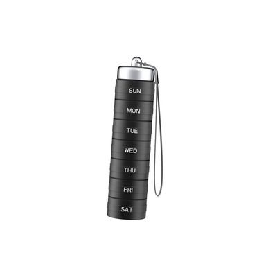 BNF Daily Pill Box Sealed 7 Compartments Stackable for Camping Sports Black|Health & Beauty | Health Care | Pill Boxes, Pill Cases