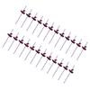 CALANDIS 24X Halloween Paper Straws Funny Disposable Straws for Carnival Party Witch Hat view 1