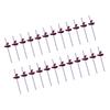 CALANDIS 24X Halloween Paper Straws Funny Disposable Straws for Carnival Party Witch Hat view 4