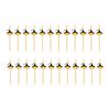 CALANDIS 24X Halloween Paper Straws Funny Disposable Straws for Carnival Party Pumpkin Lantern view 2
