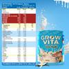GrowVita Growth Ka Naya Formula  Classic Vanilla Malt Milk Drink (No Added Sugar, 400g) Enriched with Essential Vitamins & Minerals for Healthy Growth, Immunity & Energy view 3
