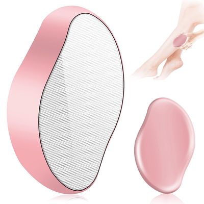Crystal Hair Eraser for Women and Men, Magic Hair Eraser Remover, Painless Exfoliation Hair Removal Tool for Arms Legs Back Fast & Easy, Reusable & Washable, Portable Epilator Pack Of 1 (Multi-Colour)