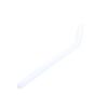 CALANDIS 1Pcs Creative Curved Glass Drinking Straw Bent with Brush White view 4