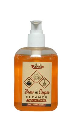 Brass and Copper Cleaner,Cleaning Liquid Gel/Tarnish Remover/Antique Cleaner/Safe on Hands/Easy to use Pack of (250ml)
