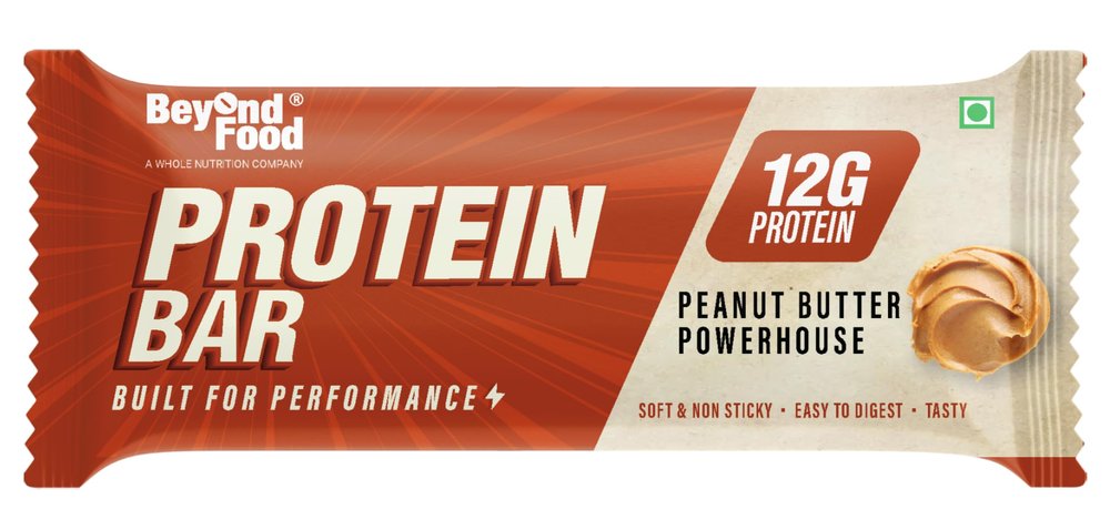 Beyond Food 100% Whey Protein Bars (Pack of 9) | 10g Protein Per Bar | Whole Nutrition | With Dates, Peanuts & Protein Millets | Rich in Vitamins, Fibre & Energy | Boosts Immunity | Peanut Butter