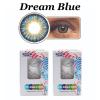 CELEBRATION COLORS Vibrant Disposable Color Contact Lenses - 1 Pair, Color Dream Blue, Optical Power -1.5 view 3