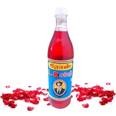 LR Nannari Rose Sharbath 700ml | Natural & Refreshing Cool Drink | Beat the Heat with LR Nanari sarbath (Rose Sarbath, 700ml)