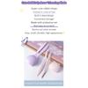 LOOM TREE 2Pcs Multipurpose Eyebrow Shaper Groomer Trimming Handheld Manual for Travel Blue | Women's Razors view 4