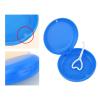 LOOM TREE Portable Retainer Case Oral Organizer Durable Dentures Storage Boxes blue | Oral Care view 2