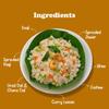 Gladful Sprouted Millet Instant Ghee Upma Mix - No Palm Oil, Trans Fat & Maida - Made with Jawar, Ragi and Suji/Rawa, Ghee & Cashew - Multigrain Protein Breakfast Healthy Snack - Pack of 6 (60g each) view 4