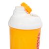 Body strength Sports Gym Protein Shaker Bottle With Mixer Ball, Compartment for Pre-Post Workout for Men & Women | 500ml (Yellow) view 3