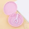 LOOM TREE Portable Retainer Case Oral Organizer Durable Dentures Storage Boxes pink | Oral Care view 2
