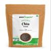 Pure Organio Organic Chia Seeds - NPOP Indian Organic Certified - High Fiber Seeds for Eating, Rich in Omega-3, Protein & Antioxidants, Sabja Seeds for Smoothies (200 Gm) view 1