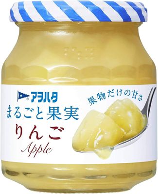 Aohata Whole Fruit Apple Jam 250g | Made in Japan | Japanese Self Closing Bottle