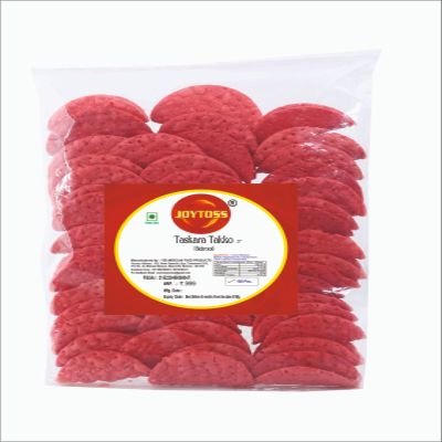 "JOYTOSS Taskara Takko 3 Beetroot  Pack of 100, Flavorful & Nutritious Vegetarian Beetroot Snack for Tacos"