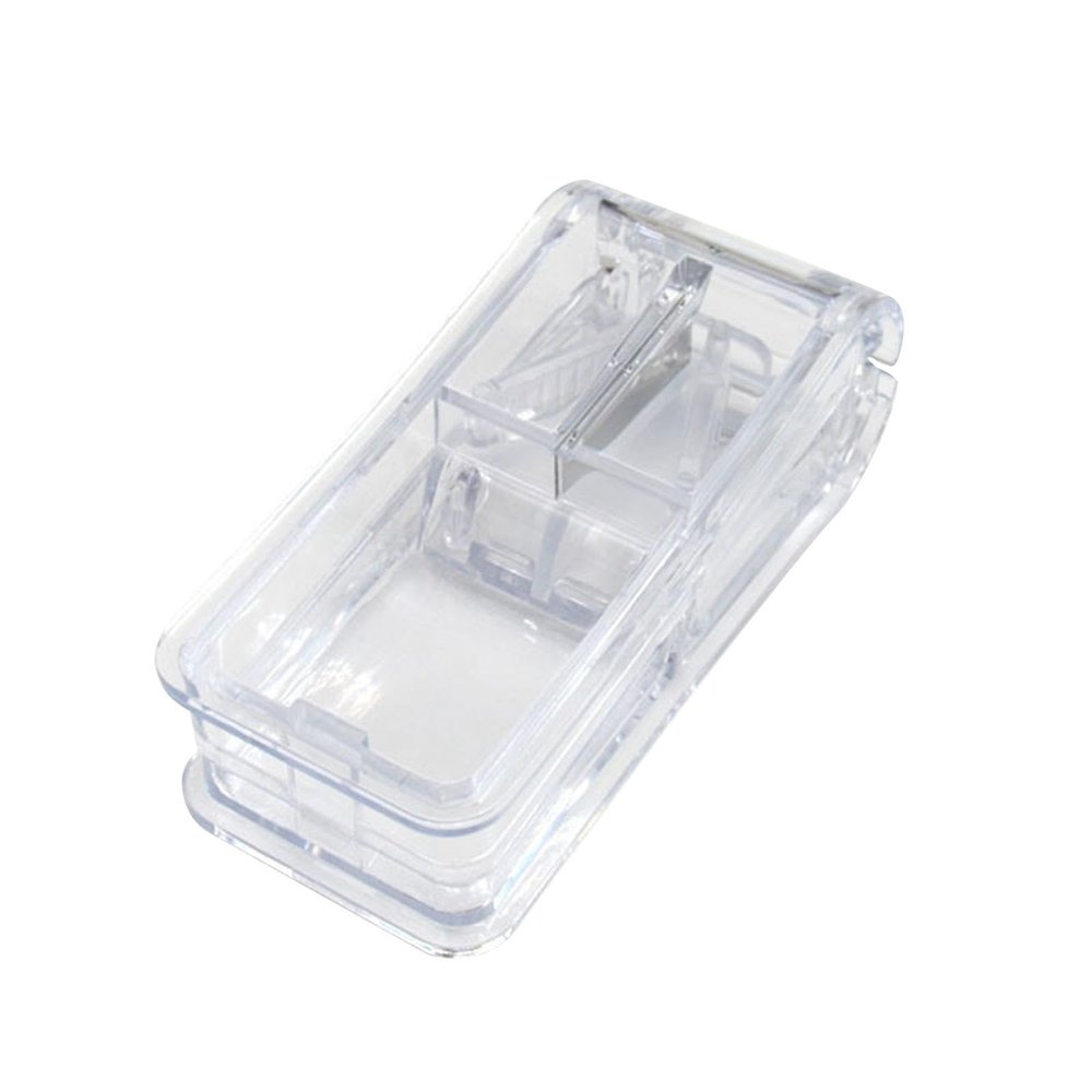 BNF Pill Divider with Storage Compartment Container for Pill Holder Home Clear|Health & Beauty | Health Care | Pill Boxes, Pill Cases