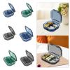 BNF Travel Pill Organizer with Divider Small Pill Container for Bag Purse Pocket Blue Sqaure|Health & Beauty | Health Care | Pill Boxes, Pill Cases view 4