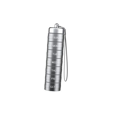 BNF Daily Pill Box Sealed 7 Compartments Stackable for Camping Sports Gray|Health & Beauty | Health Care | Pill Boxes, Pill Cases
