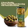 LE-CHEF Whole Green Olives 450g | Whole Mediterranean Olives | Table Olives & Cooking Ingredient view 4