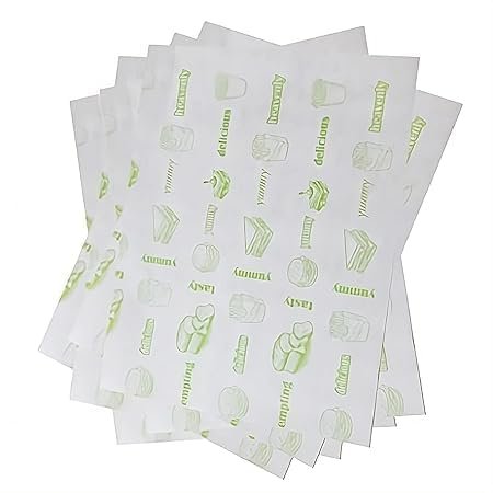 Natural and Biodegradable | Food Wrapping Paper | Butter Papers Sheet 250g (80-90 Pieces)