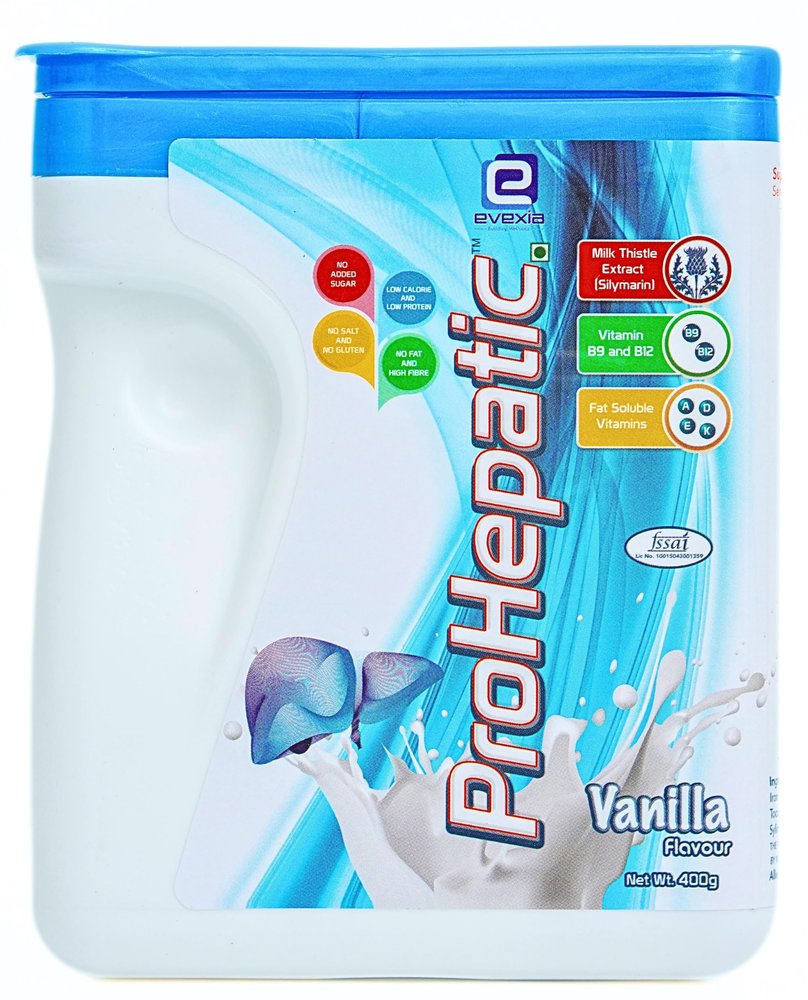 evexia ProHepatic with Vitamin B9 & B12, Milk Thistle Extract & Fat Soluble Vitamins Protein Blends