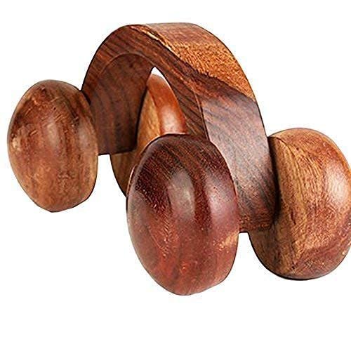 4 ball Massage Ball for Back & Neck, Small Wooden Ball, Pain Relief (4 ball masager)