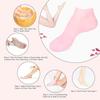 Anup Torda Silicone Moisturizing Socks,Silicone Socks for Women, Women's Spa Pedicure Socks for Repairing Dry Feet,Anti Slip Aloe Socks,Cracked Heels and Vitamin E Softening Rough Skin(1 PAIR) view 3