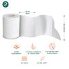 ECO SOUL [3 Ply, 960 Pulls] Tree-Free Toilet Paper | Pack of 6 (160 Pulls Per Pack) | Soft & Highly Absorbent | Eco Friendly, Natural, Biodegradable | Everyday Toilet Paper view 2