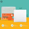 ECO SOUL Premium 1 Ply Dinner Napkin - 100 Count Pack | Eco-Friendly Disposable Tissue, Biodegradable Hand Napkin view 2