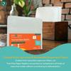 ECO SOUL Premium 1 Ply Dinner Napkin - 100 Count Pack | Eco-Friendly Disposable Tissue, Biodegradable Hand Napkin view 4
