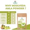 Moolveda Pure & Organic 100% Natural Amla Indian Gooseberry Fruit Powder for Hair Growth, Skin, Drinking and Eating - 100g view 4