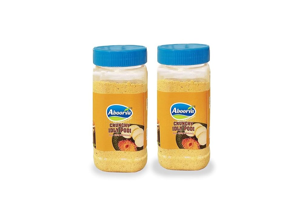 Aboorva Crunchy Idly Podi | Delicious Chutney Powder | 150gm (Pack of 2)