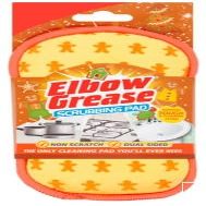 Elbow Grease Scrubbing Pad Gingerbread 1Pack
