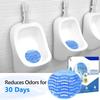 Urinal Screen Mat For Toilets, Kitchen & Bathroom Sinks.Ocean Mist Flavour In Blue Color (Pack Of 14) view 2